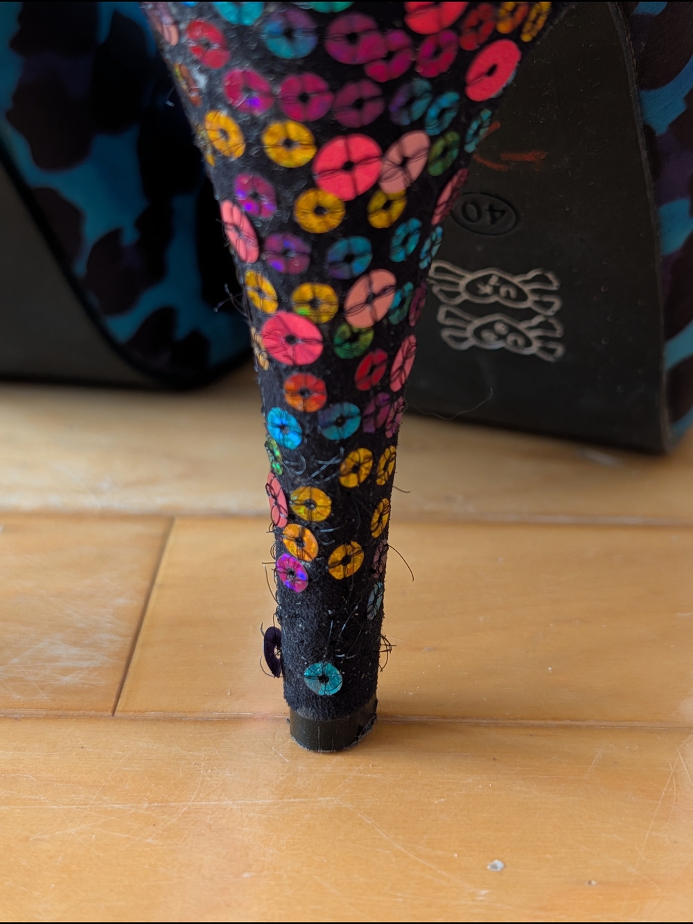 Iron Fist Sequin Pumps - Picture 9 of 9